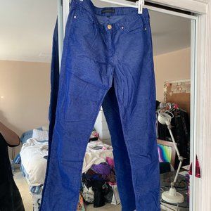 Juicy Couture Corduroy Jeans Blue, Size 29